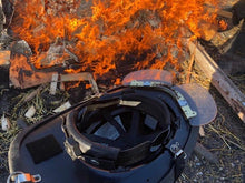 Load image into Gallery viewer, Fire ChukBand™ Headgear Wrap- Padded Elk Leather- For CAIRNS® Headgear - ChukStar Leather