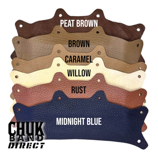 ChukBand™ Multi-Fit Headgear Wrap - Padded Elk Leather